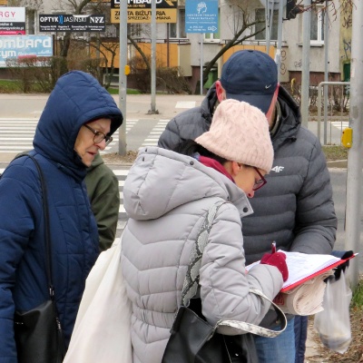 Akcja zbierania podpisów pod obywatelskim projektem 